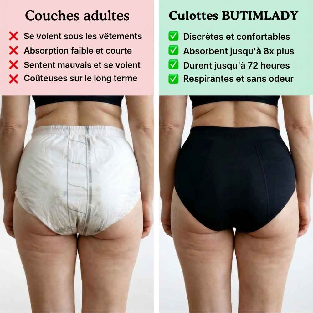 DrySafe™ Signature Butimlady - Culotte Anti-Fuites